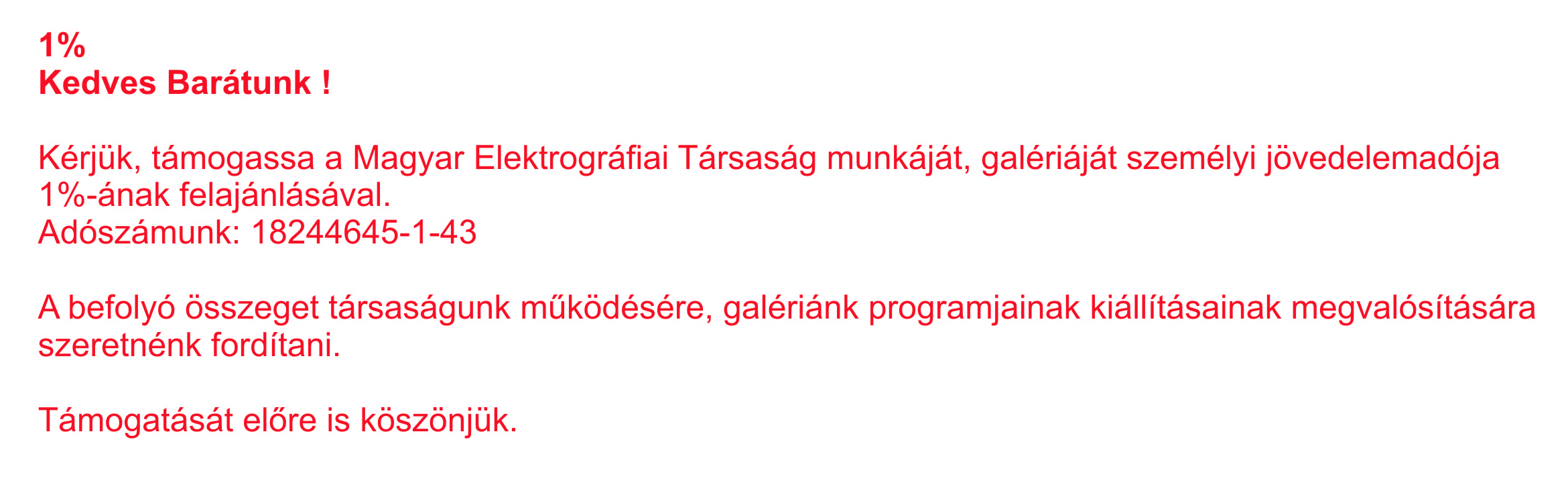 1 szazalek 2020