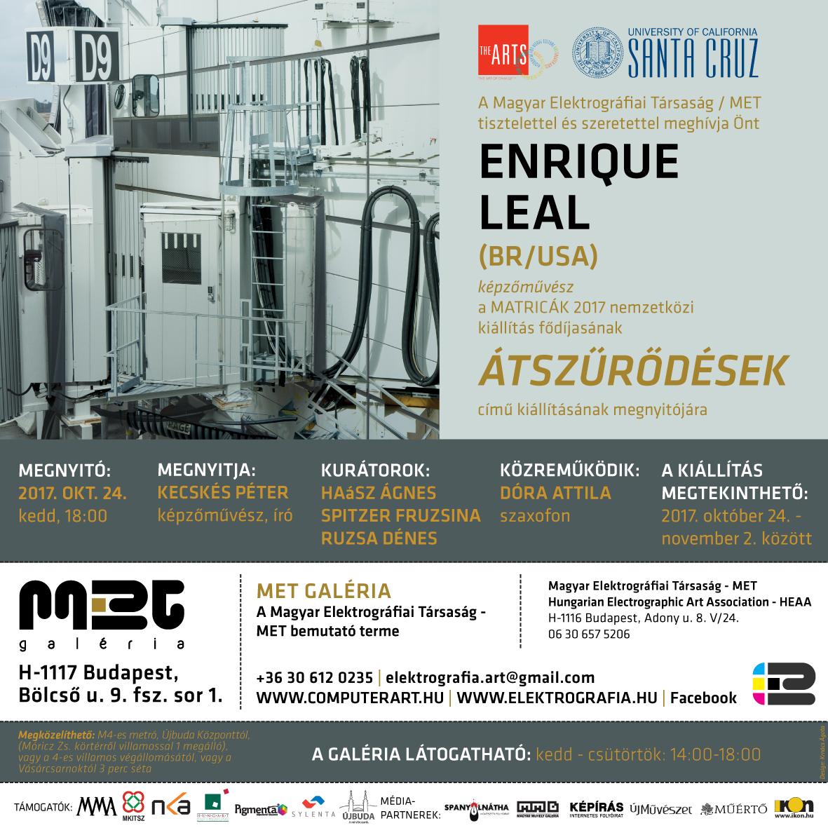 MET Galeria meghivo Enrique Leal HU