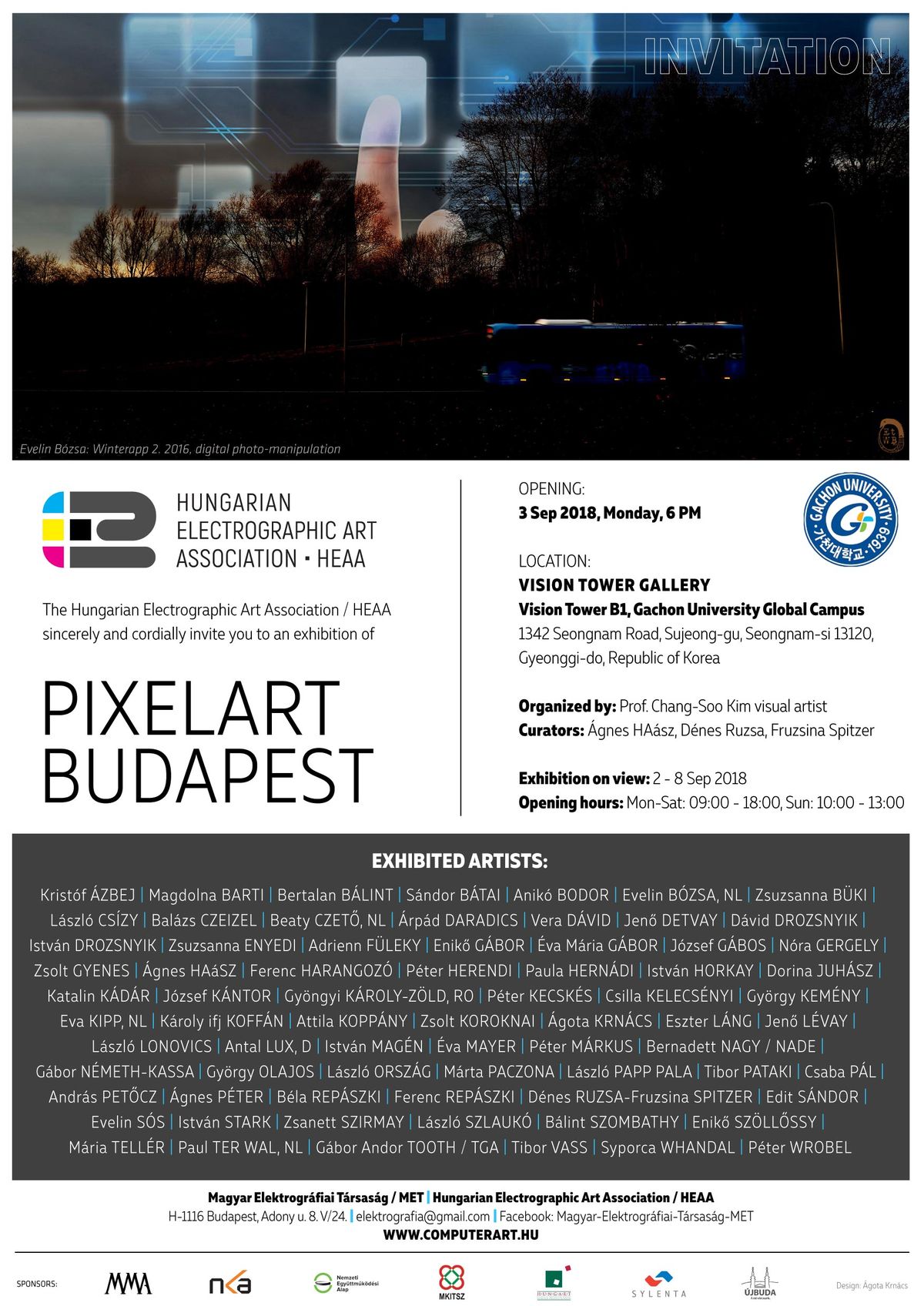 Invitation Pixelart Budapest